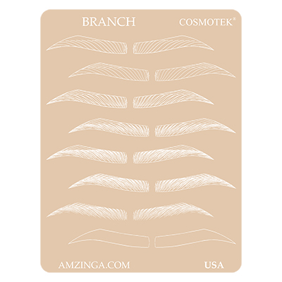 PMU Practice Fake Skin Eyebrows Tattoo Training – Branch
