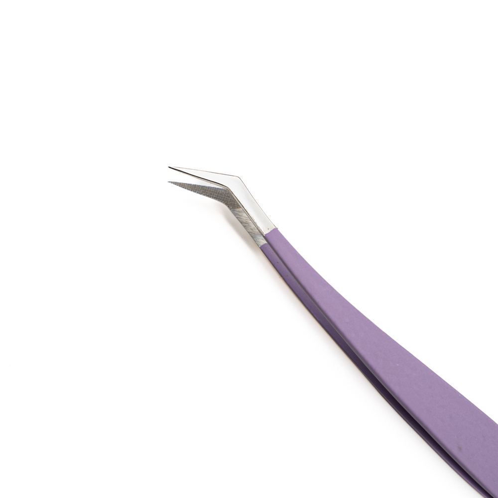 Lash Tweezers For Eyelash Extensions Volume Boot, fiber tip Tweezers For Making Volume And Classic Fans 1 PCS Professional Individual Lashes Tweezer – Renaissance Edition