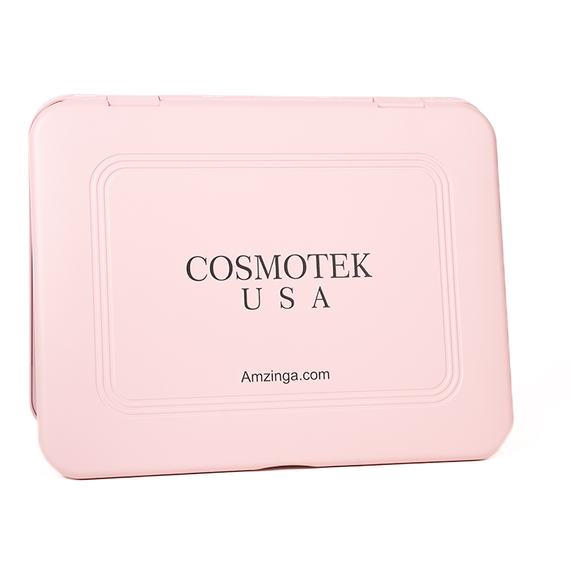 PINK Plastic 120 Nail Colors Chart Display Book, No Need Glue, White Nail Sample Book with Nail Tips, Nail Color Display Book, Nail Polish Display Book, Nail Polish Book Sample Set