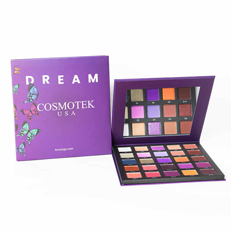 Professional 20 Colors Aromas Nude Eyeshadow Palette Long Lasting Multi Reflective Shimmer Matte Glitter Pressed Pearls Eye Shadow Makeup Pallet Kit - DREAM