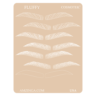 PMU Practice Fake Skin Eyebrows Tattoo Training – Fluffy