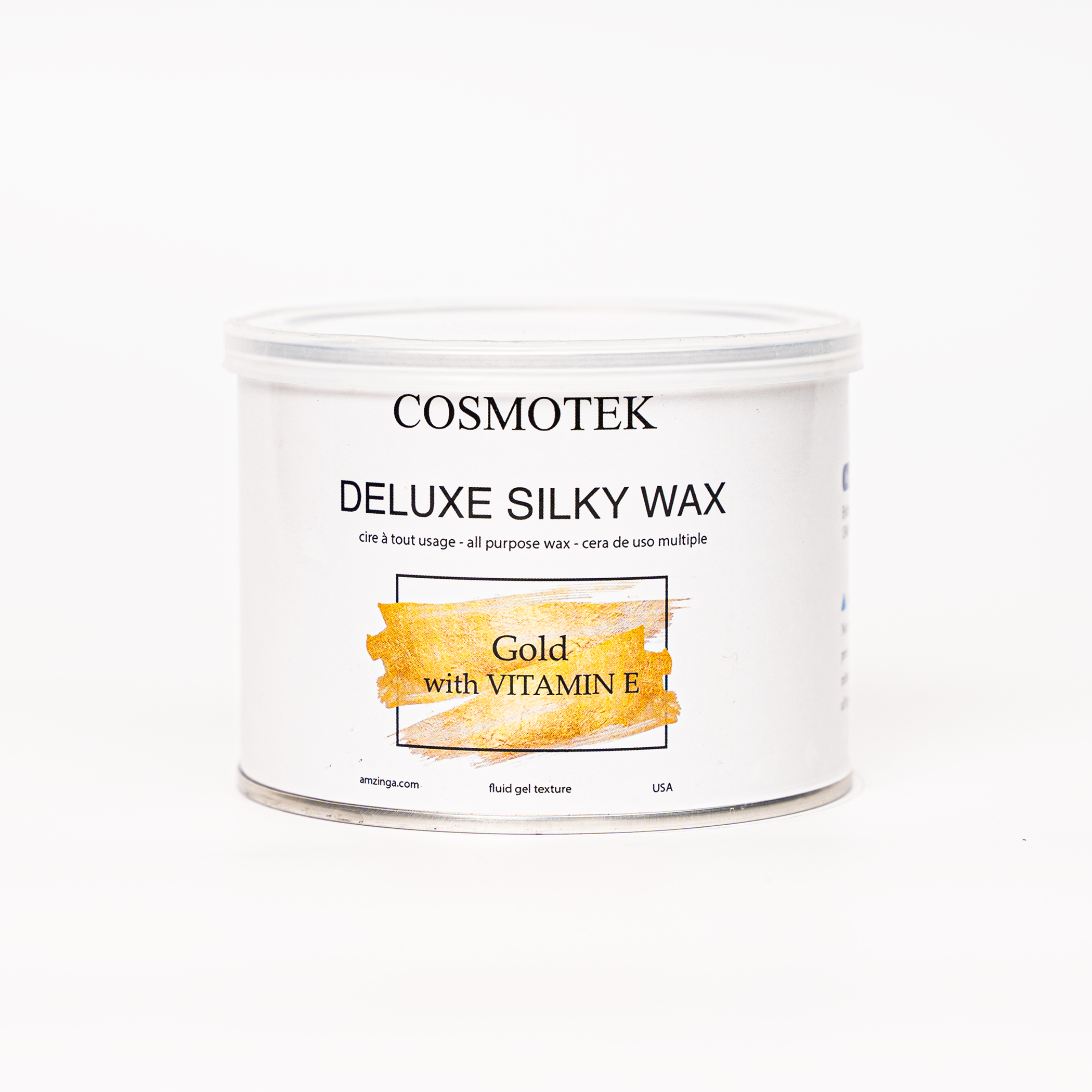 GOLD with VITAMIN E * Hair Removal Soft Wax , Thick to Coarse Hairs, Normal to Dry Skin, Men and Women, 14 oz