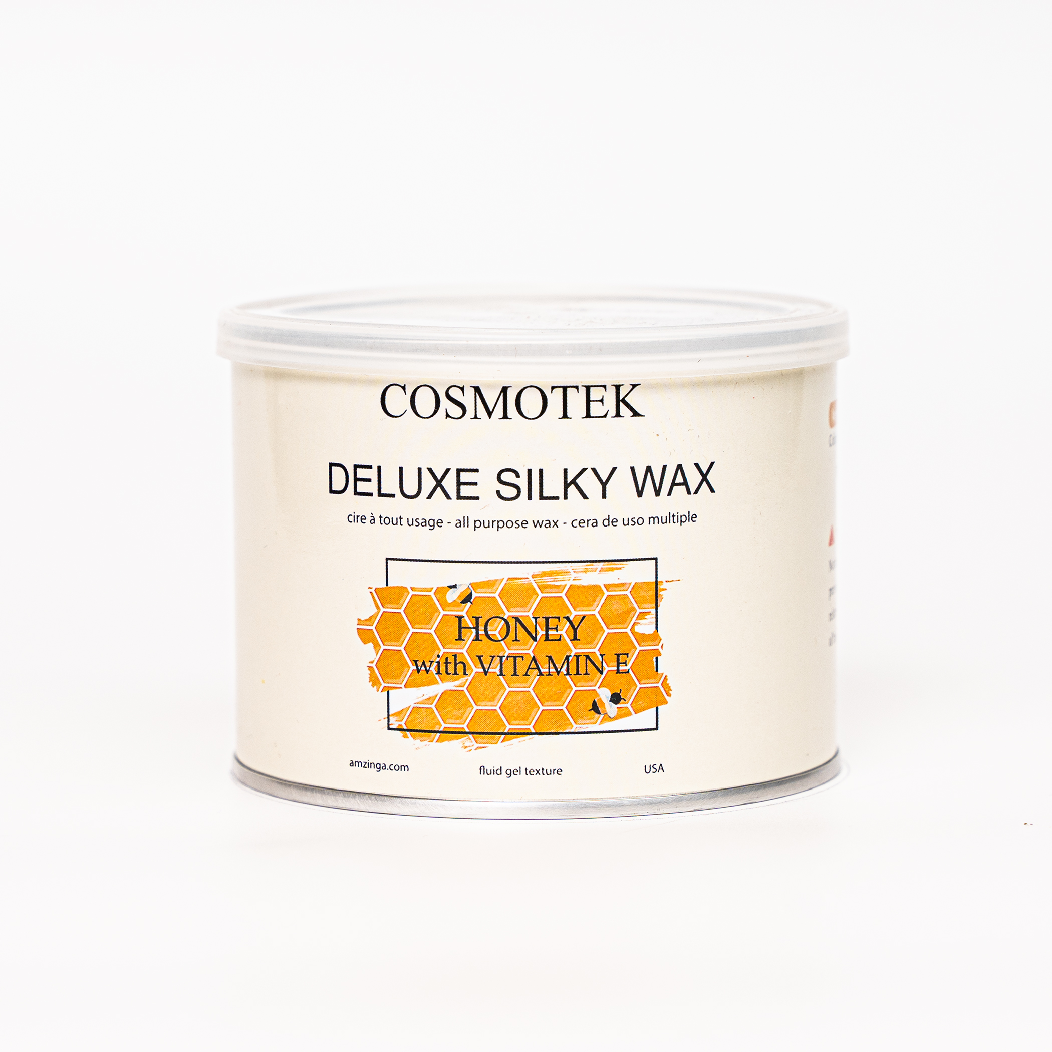 HONEY With VITAMIN E * Hair Removal Soft Wax , Thick to Coarse Hairs, Normal to Dry Skin, Men and Women, 14 oz