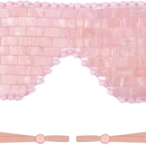 Rose Quartz Eye Mask, Cooling Eye Mask 100% All Natural Crystal Mask for Facial Puffy Eyes Reusable