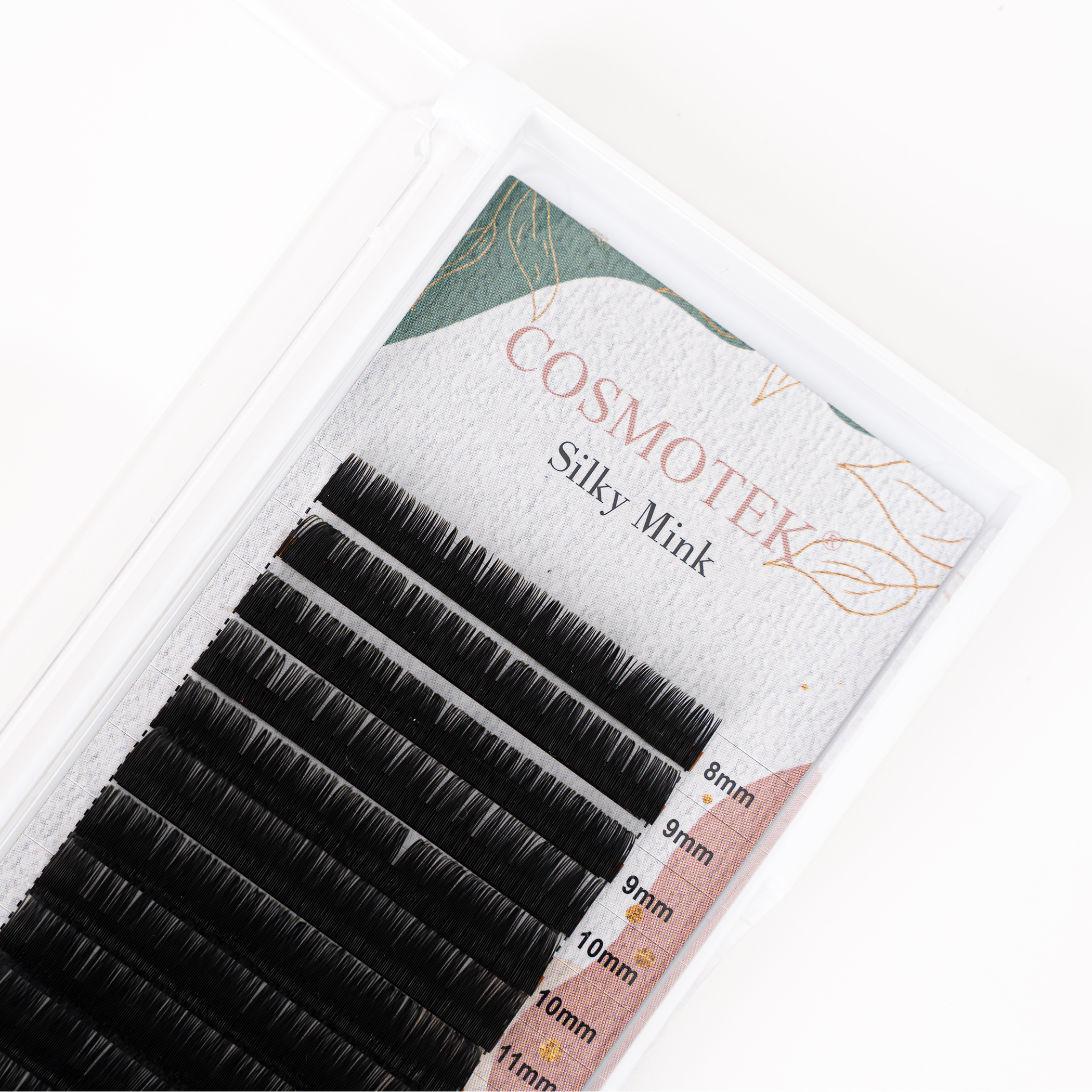 Silky Mink 0.7 DD Lash Extension Mixed Lengths Tray