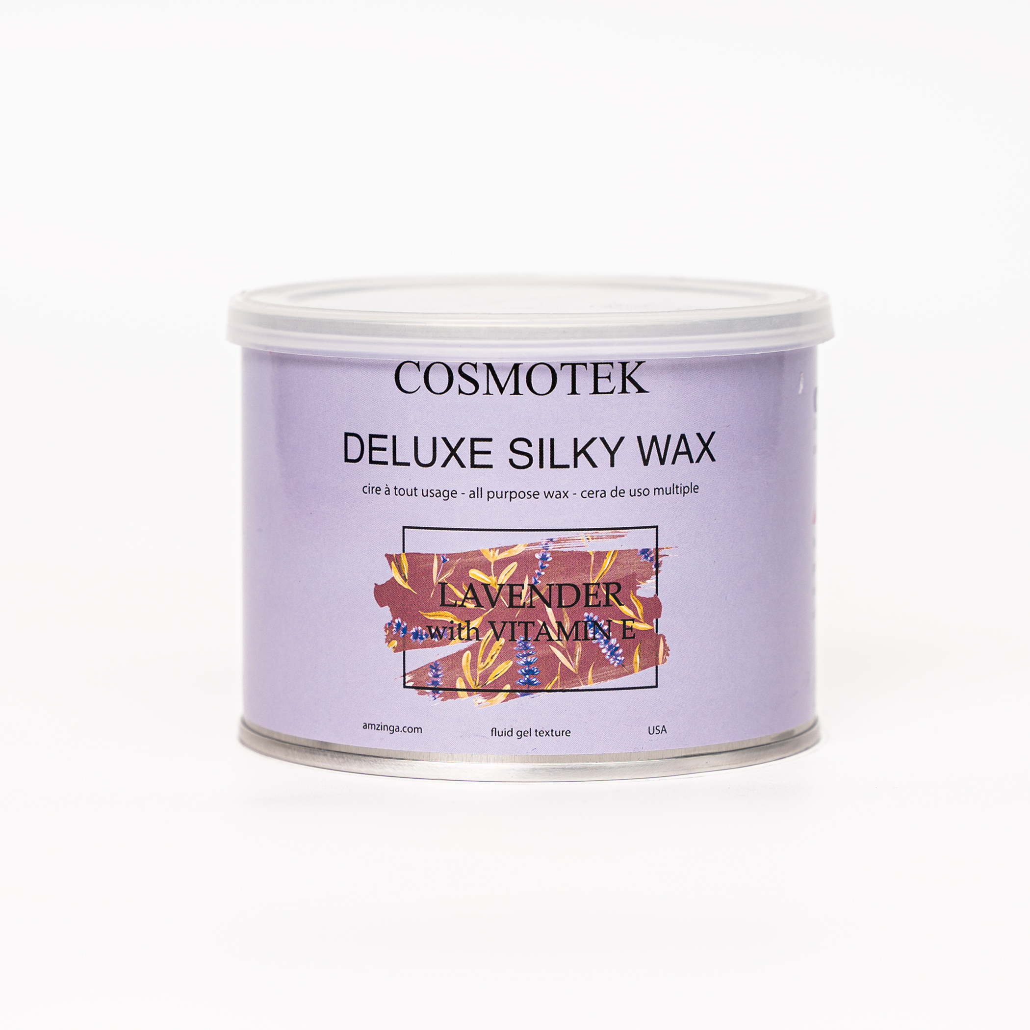 LAVENDER with VITAMIN E * Hair Removal Soft Wax , Thick to Coarse Hairs, Normal to Dry Skin, Men and Women, 14 oz