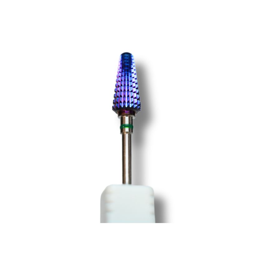 3/32” Purple Tornado Nail Carbide Drill Bit - Fast Remove for Acrylic or Hard Gels Remover Professional Manicure Pedicure Rotary Tool- Extra Coarse