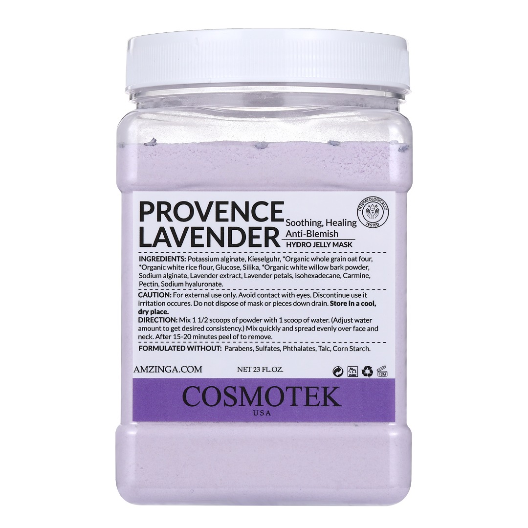 Lavender - Jelly Mask for Facial Skin Care, Natural Gel Hydro Face Masks, Professional Peel Off Hydro jelly Mask, Moisturizing, Brightening & Hydrating, Mask Powder for Wrinkles & Acne, smoothing, healing 23FL.OZ