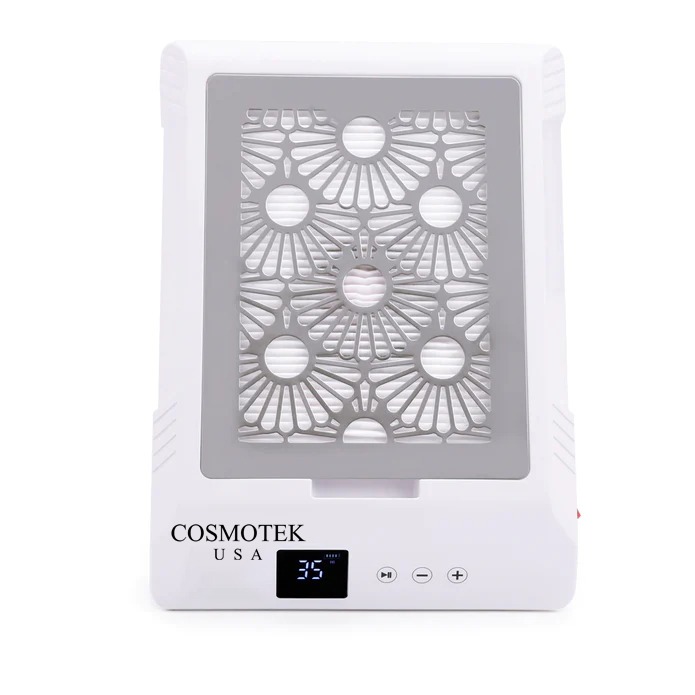 Quiet Dust Collector Machine Reusable Filter & Powerful 60W Nail Vacuum Cleaner Fan Electric Manicure Tool for Acrylic Nails Builder Extension Hard Nails Low Noise