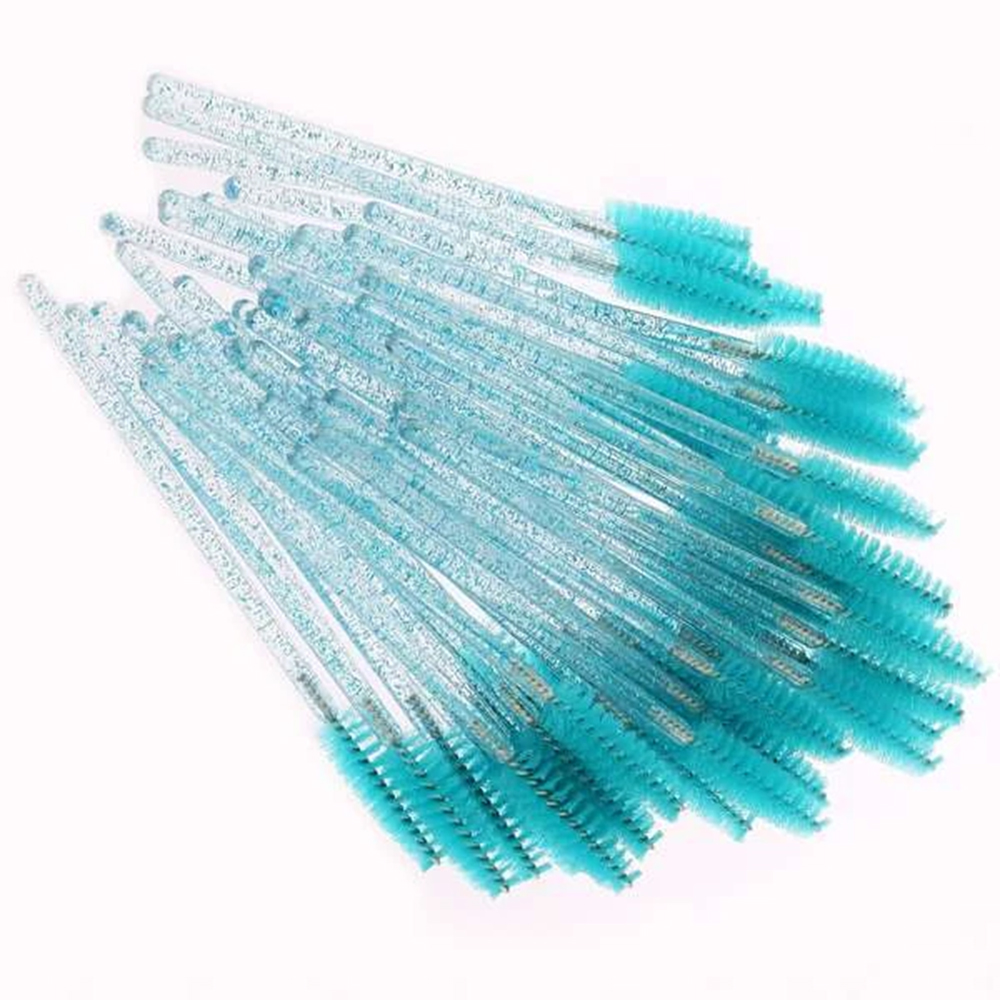 50pcs Eyelash Brush – Blue