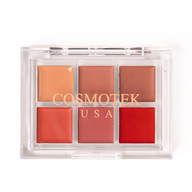 6 Colors Correcting Concealer Palette, Makeup Cream Contour Palette , Contouring Foundation Highlighting Concealer Palette For Conceals Dark Circles, Redness, Acne, Blemish – #4