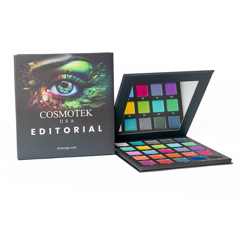 Professional 20 Colors Aromas Nude Eyeshadow Palette Long Lasting Multi Reflective Shimmer Matte Glitter Pressed Pearls Eye Shadow Makeup Pallet Kit - EDITORIAL