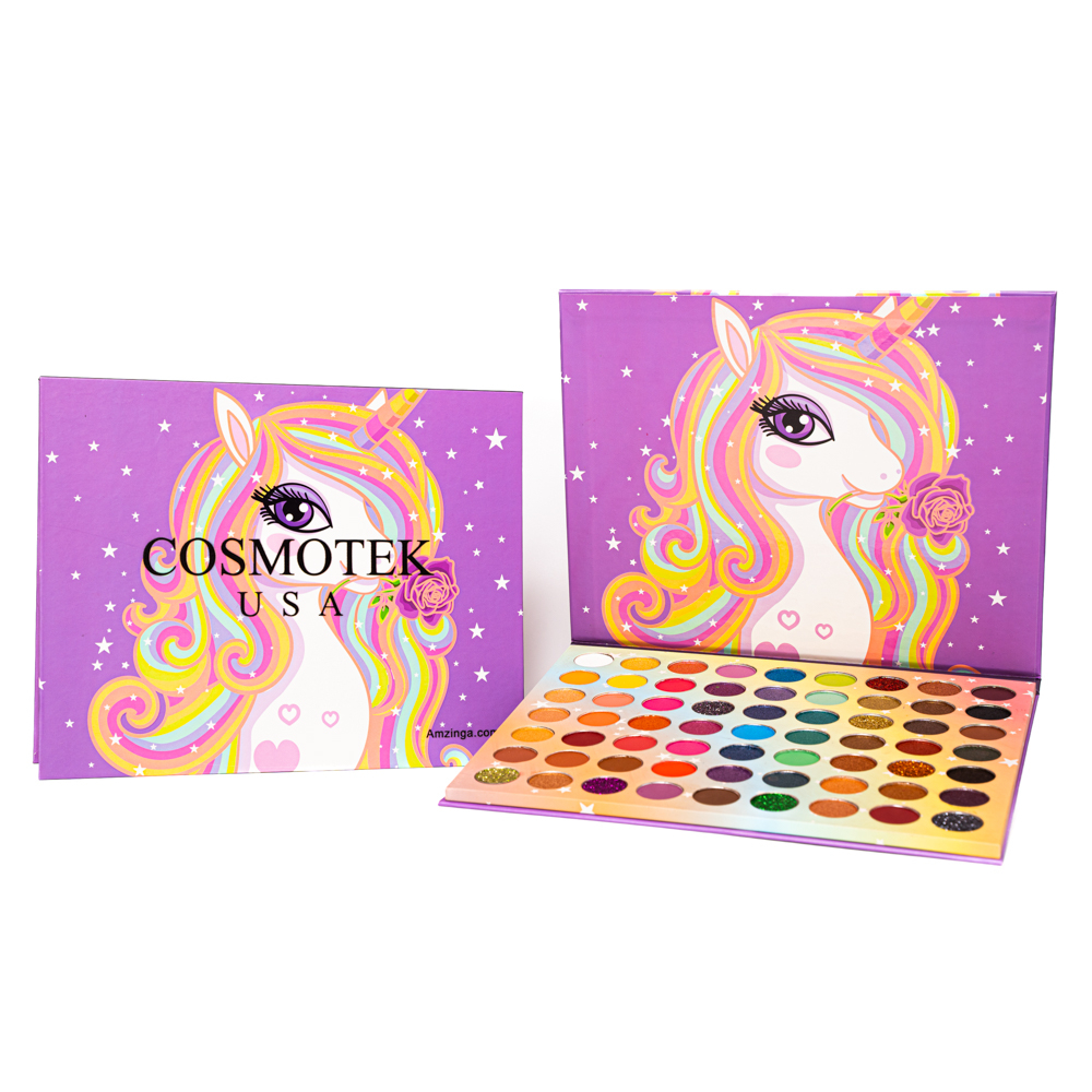 Eye Shadow Palette 63 Colors Glitter Eye Makeup, Rainbow Colors Fusion Eyeshadow Palette, Professional Matte Makeup Pallet, Colorful Powder Long Lasting Eye Shadow – UNICORN Edition