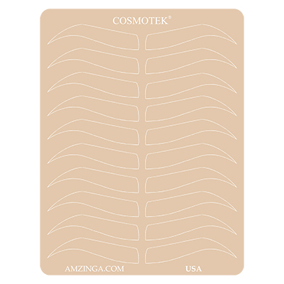 PMU Practice Fake Skin Eyebrows Tattoo Training – Female Brow