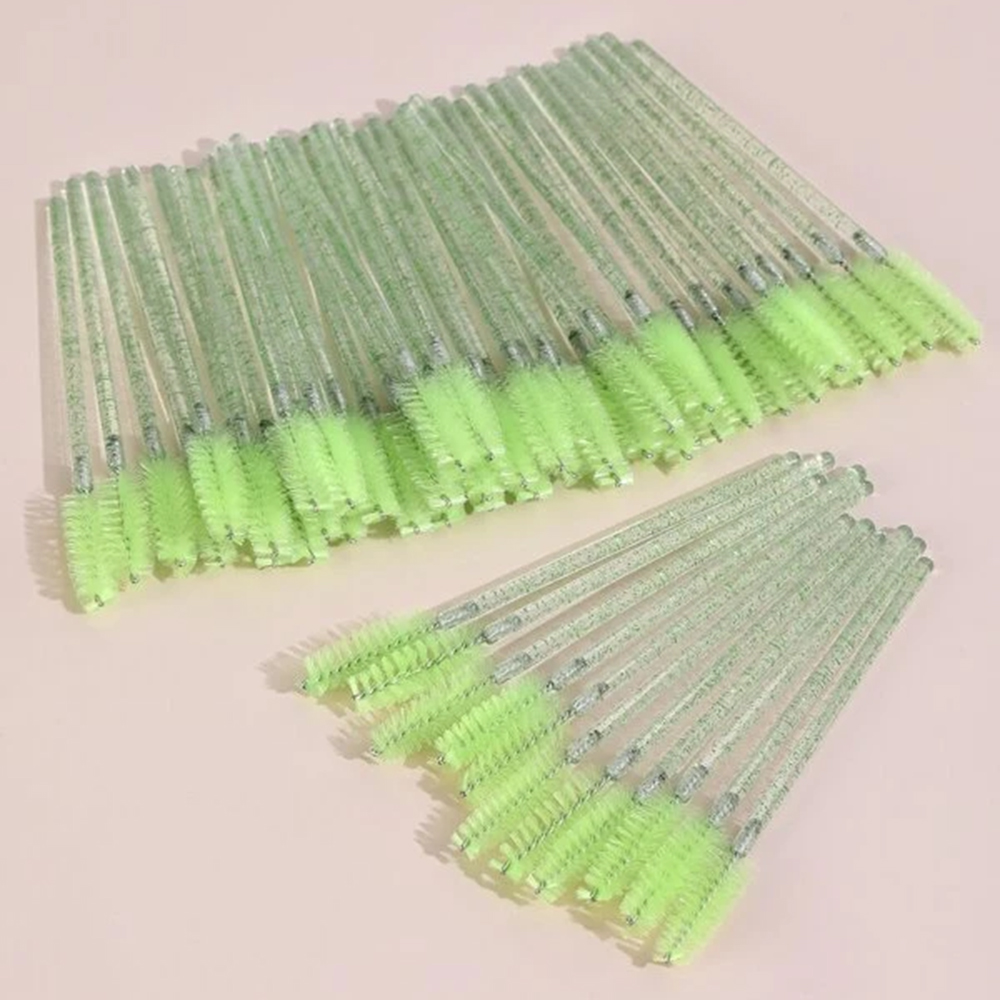 50pcs Eyelash Brush – Green