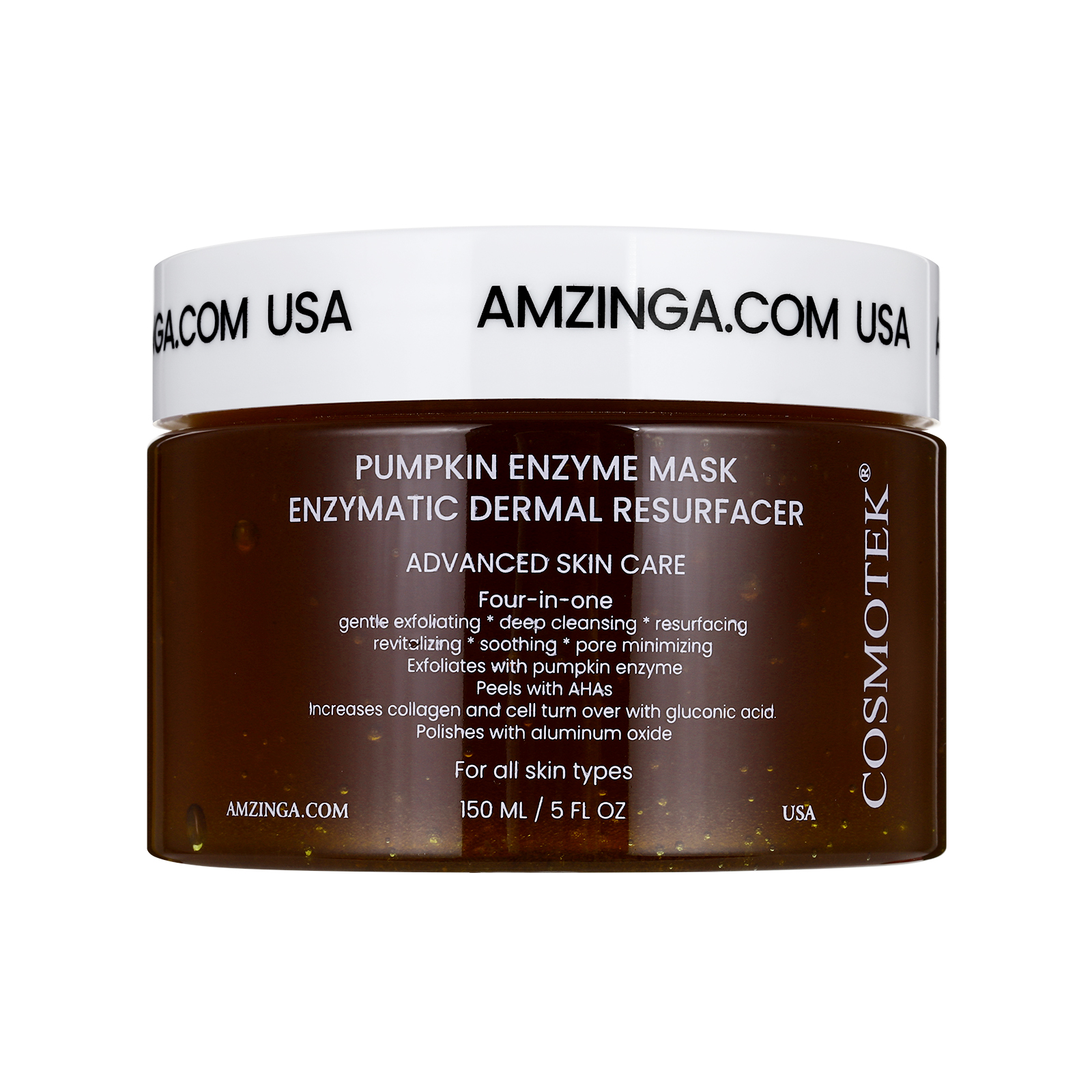 Pumpkin Enzyme Mask | Enzymatic Dermal Resurfacer, Exfoliating Pumpkin Facial Mask for Dullness, Fine Lines, Wrinkles and Uneven Skin Tone , 1 count (5 Fl Oz)