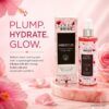 Douce Brise Plump + Glow Hibiscus Facial Mist – Refreshing Hydration Spray with Rose Extract, Niacinamide & Hyaluronic Acid – Hydrating Face Toner, Makeup Setting Spray & Daytime Refresher for Glowing Skin (250ml)