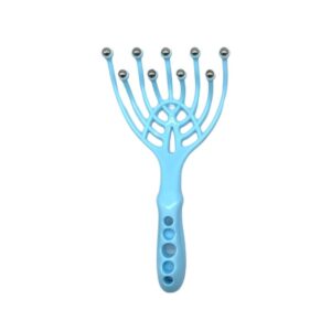 Scalp Massager, Handheld SPA Head Massager, 9 Claws Massage for Hair Growth, Deep Stress Relax, Office Home SPA Parents Gift - Blue