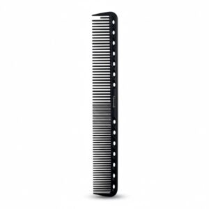 Black Barber Comb for Men: 7Inch Carbon Fine Cutting Comb Carbon Fiber Salon Hairdressing Comb Fine Tooth Comb Styling Cutting Comb(Black)