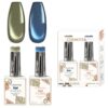 Cosmotek Cat Eye Duo Gel Set: Sage & Sapphire Mist        Cosmotek Cat Eye Duo Gel Set - CTK-D05 – Premium Magnetic Gel Polish with Sage Green & Metallic Azure Shimmer (2 x 15ml)
