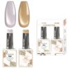 Cosmotek Cat Eye Duo Gel Set: Lilac & Golden Sands         Cosmotek Cat Eye Duo Gel Set - CTK-D08 – Premium Magnetic Gel Polish with Lavender Mist & Warm Gold Shimmer (2 x 15ml)