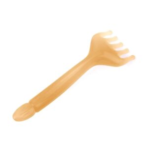 Manual Five-Claw Head Scalp Massager Gua Sha Comb – Portable Handheld Resin Stress Relief Massage Tool for Hair & Relaxation