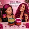 VIBRANT HUE Semi-Permanent Hair Color - Fade-resistant 118ml hair color - Infused with nourishing oils to transform dull, dry hair into vibrant hair with brilliant shine