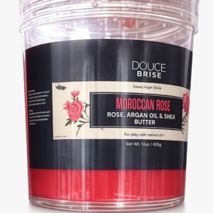 Exfoliating and Hydrating Body Sugar Scrub with Rose, Argan Oil & Shea Butter
