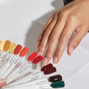 Nail Palette Display Tips Set – Reusable Nail Color Display Sticks for Gel Polish, Acrylic Nail Art and Salon Practice