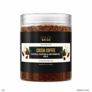 Exfoliating and Hydrating Body Sugar Scrub with Cocoa, Coffee & Botanical Oils