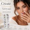 Premium 120PCS Crystal Rhinestone Set for Professional Nail Art Design