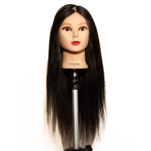 Cosmetology Mannequin Training Heads Designed for Professional Styling, Cutting, Coloring, and Braiding Mastery - 5 Variants (Women 18 in, Men, Dark Brown 22 in, Blond 22 in, Blond 24 in)