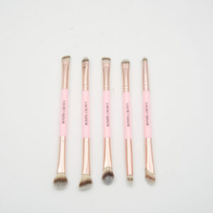 Bonita Crown 5-Piece Makeup Brush Set, Essential Tools for Face, Eye, and Cheek Makeup Using Liquids, Creams, or Powders