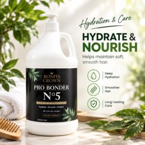 Bonita Crown Pro Bonder N°5 Bond Maintenance Conditioner – 1 Gallon (128 FL. OZ.)