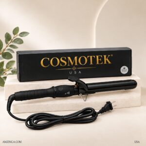 2-in-1 Professional Hair Straightener & Curler – Ceramic Tourmaline Ionic Flat Iron with Digital Temperature Control, Fast Heat-Up, and Frizz-Reducing Shine